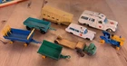 Lot of 8 Vintage Lesney Matchbox Cars Ambulances Trailers Tractor