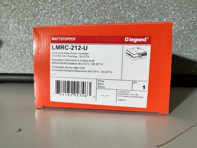 Legrand WATTSTOPPER  ( LMRC-212-U ) 2-Load DLM Room Controller 0-10v Dimming NIB