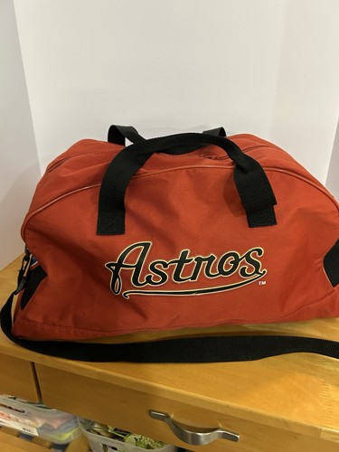 Vintage Houston Astros Small Duffle Bag With Zipper Closure & Shoulder Strap