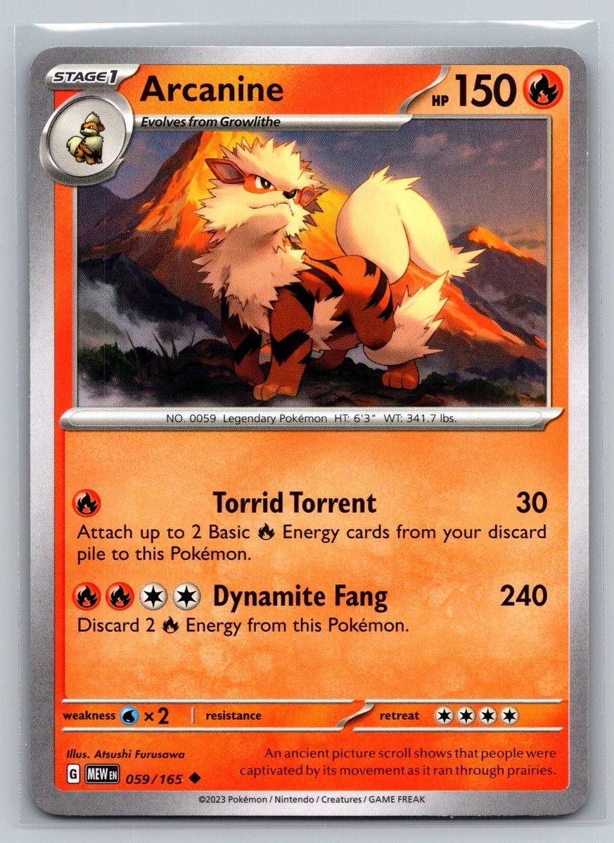 ポケモンカード ウインディ Arcanine 22/132 英語版 Arcanine 22/132 Diamond & Pearl—Secret Wonders rare 2007 Pokémon