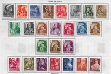 25 Hungary Stamps from Quality Old Antique Album 1943-1945