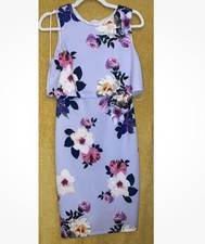 Purple Floral Dress - Size 12
