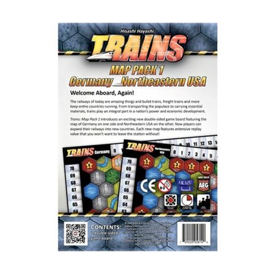 AEG Board Games Trains - Map Pack 1 Bag SW (New)