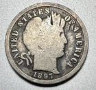 1897-S  BARBER DIME   GOOD DETAILS   BETTER DATE  #1157