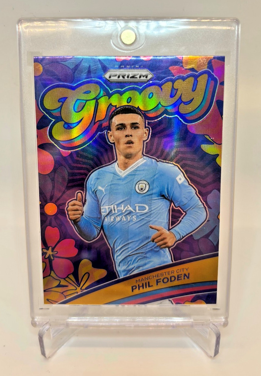 2023-24 Panini Prizm Premier League Groovy Phil Foden #2