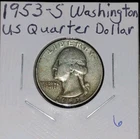 1953 25C Washington Quarter BU .9 Fineness Silver 1964 And Older!