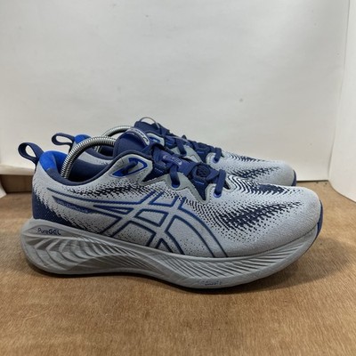 Asics Gel Cumulus 25 Men's Size 10 Grey Blue Running Shoes Sneakers 1011B621