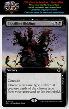 MTG Lorwyn Eclipsed #359 Bloodline Bidding (Extended Art)