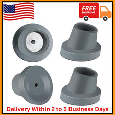 4 Pack Replacement Feet for Shower Chair Bath Seat  1-1/8"Slope Rubber Tips Non