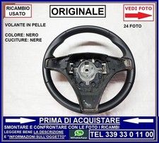 VOLANTE STERZO IN PELLE -NERO- ORIGINALE ALFA ROMEO GIULIETTA