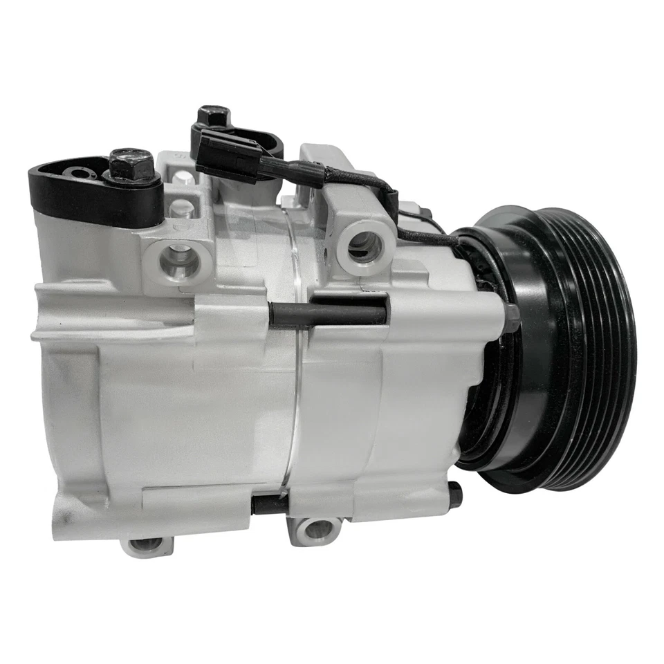 NEW RYC AC Compressor and A/C Clutch EH189 Fits 01-04 Santa Fe Base Sport 2.4L - Image 2 of 4
