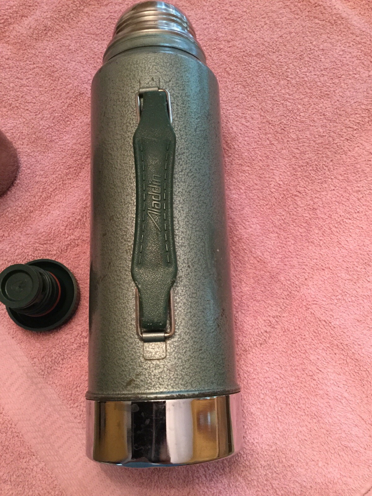 Vintage Aladdin STANLEY Thermos with Handle A944DH 1 Quart w/PourThru Stopper eBay