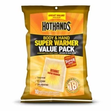 NEW HotHands Super Warmer Value Pack Larger Size! Body and Hand Warmer New