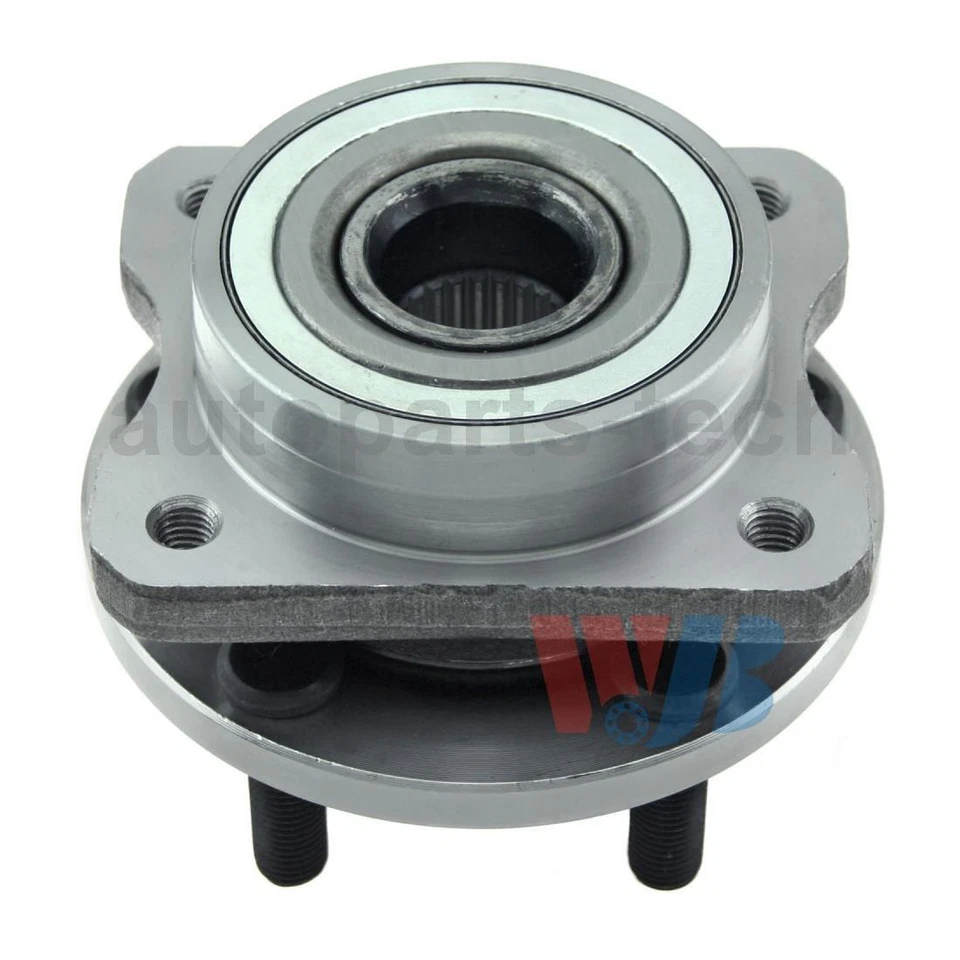 Conjunto de buje de rueda delantera WJB para Dodge Caravan 1996 1997 1998 1999 2000 Foto 3 de 3