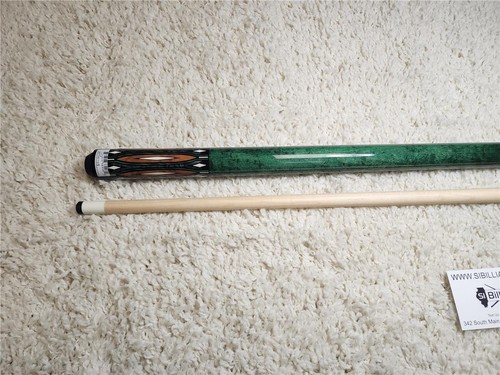 PureX Green Stain Grey Maple Billiards Pool Cue Stick Wrapless HXT107 12.75mm