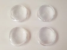 Big Dog Motorcycle OEM Clear Circle Turn Signal Lenses (4 SET) K9, Pitbull, MORE