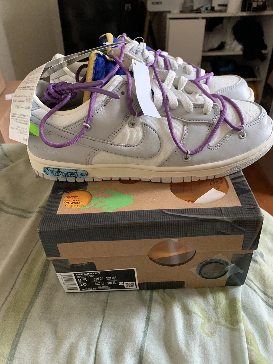 グリーン・ホワイト系 完成品♪ Nike Dunk Low Off-White 48 - 通販