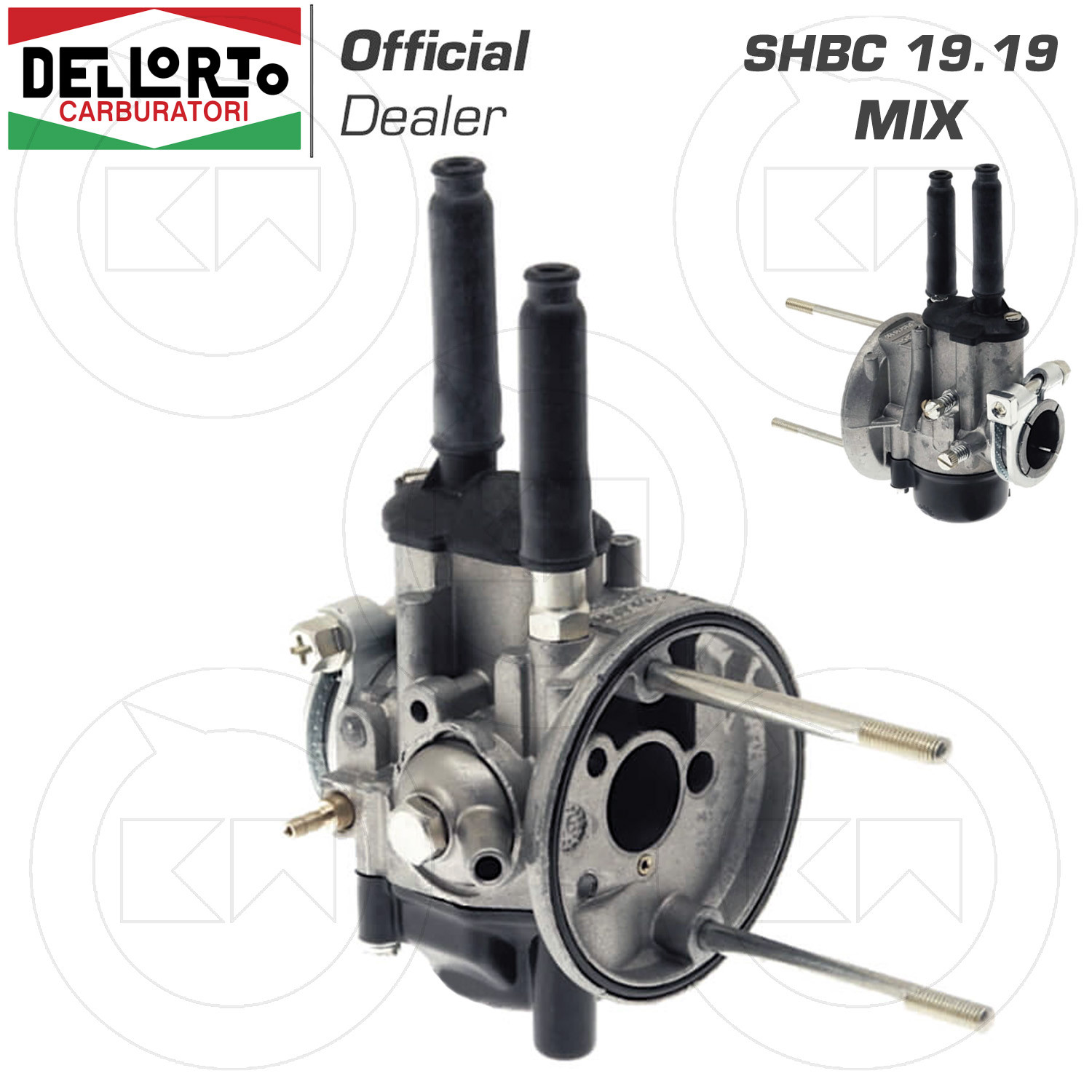 CARBURATORE 0905 DELL'ORTO SHBC 19-19 PIAGGIO APE C8000 50 2003 > 2010