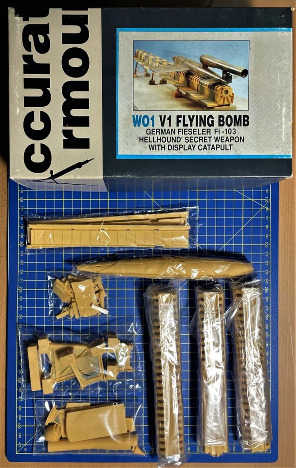 ACCURATE ARMOUR W01 - V1 FLYING BOM GERMAN FIESELER - 1/35 RESIN KIT - Immagine 2 di 2