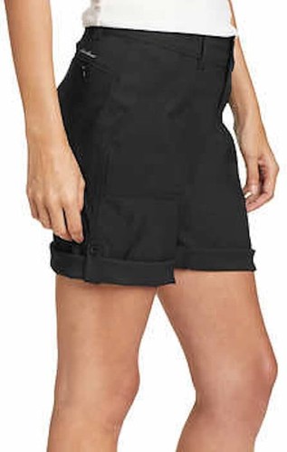 NWT Eddie Bauer Women's Rolled Hem Bermuda Shorts Black Size 6 $60 11HL394 - Picture 2 of 5