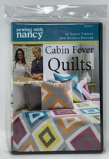 Sewing With Nancy Zieman DVD: Cabin Fever Quilts — Natalia Bonner NEW SEALED OOP