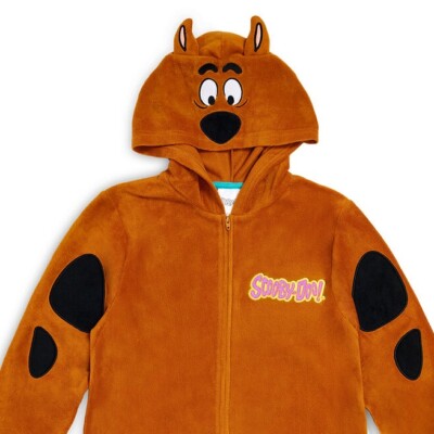 Scooby Doo One Piece Pajamas Union Suit XS S Kids Boy Girl