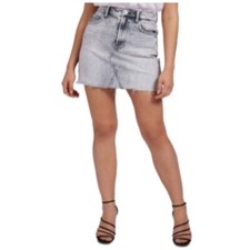 Guess Womens Casual Comfort Syria Denim Mini Skirt Blue Size 30 NWT