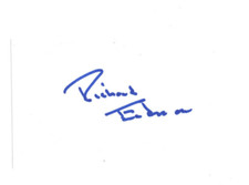 Richard Erdman Signed Index Card / Autographed Actor Stalag 17
