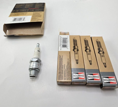 (QTY 4) Champion Copper Plus Spark Plug 844 H10C for 1968 Simca 5 Base