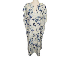 Shein Women's Abstract Print Midi Caftan Dress ONE SIZE