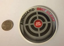 Airguard Dirt Alert Advertising Button Pin