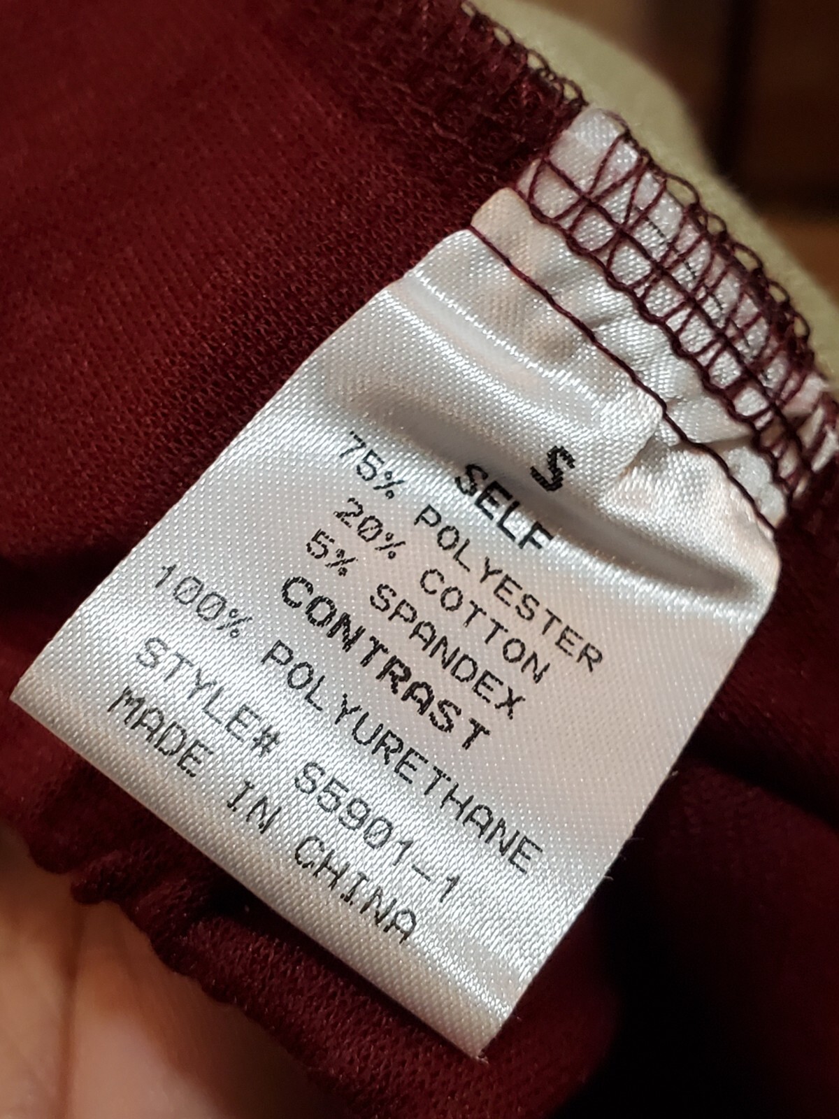 Hommage Women's Solid Red Polyester Pull On A-Lin… - image 6