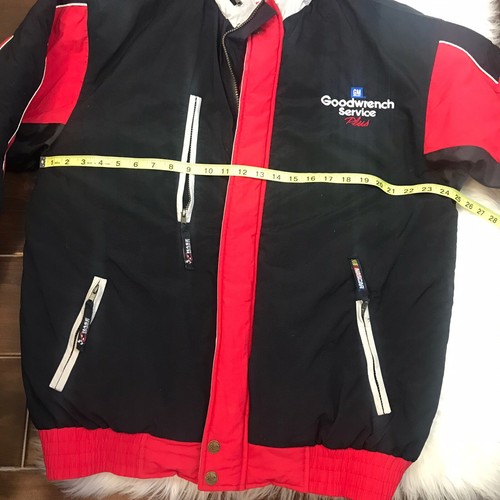 Vintage Chase Authentics Dale Earnhardt Puffer Jacket Mens Small NASCAR Racing - 第 11/13 張圖片