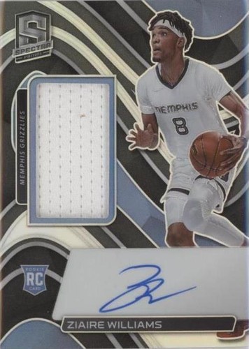 2021-22 Panini Select RC #181 Ziaire Williams Grizzlies BASKETBALL
