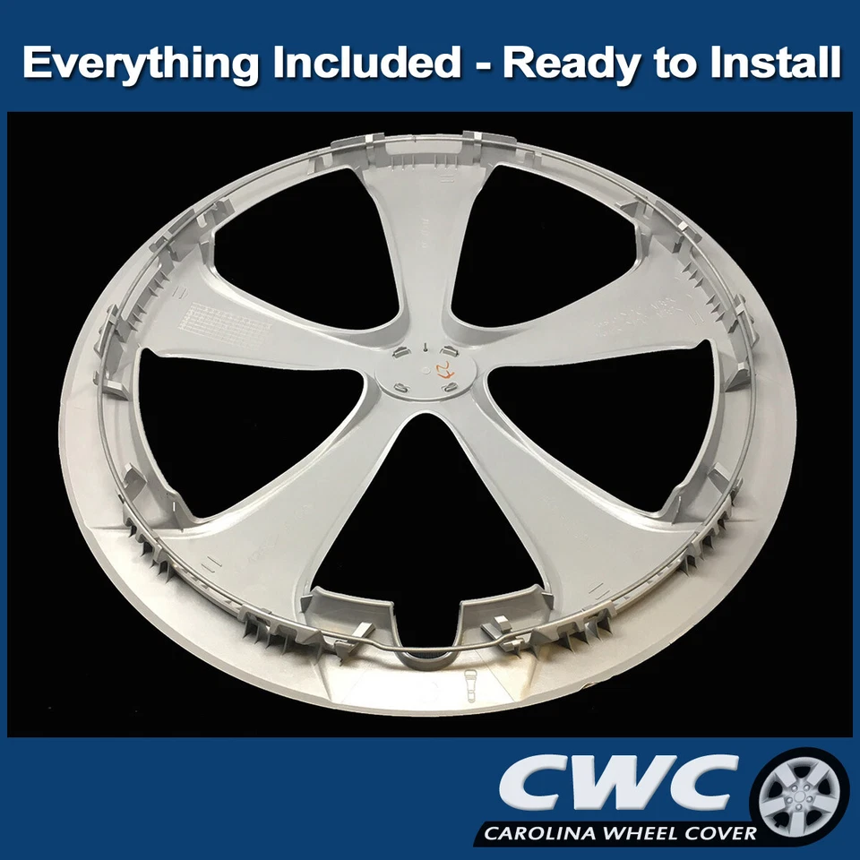 Колпаки колес для Toyota Prius 2012-2015 - оригинальные заводские 15-дюймовые крышки колес 61167 - Изображение 3 из 4