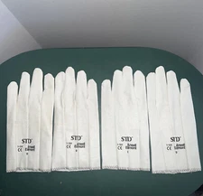 Ansell Edmont STD 1-124 Cut Resistant Gloves LOT OF 2 PAIR, Size 9, White, New