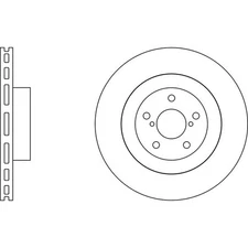 Apec Blue Brake Disc - Front SDK6332 - Fits selected Subaru & Toyota vehicles