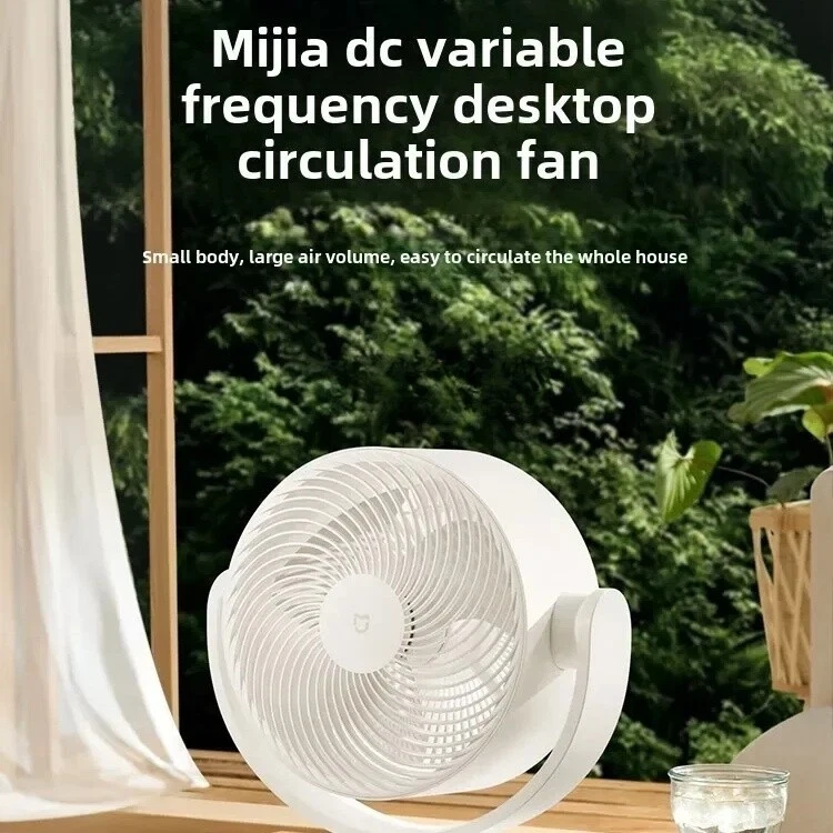 Ventilador de refrigeración portátil de escritorio XIAOMI mini enfriador de aire silencioso 100 velocidades escritorio USB AU Foto 2 de 4