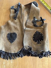 Suede Cowboy Themed Kids Vest
