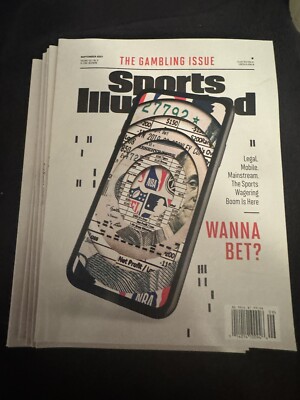 The Gambling Issue September 2021 Sports Illustrated Wanna Bet? NBA NFL MLB NHL