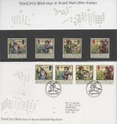 GB 1992 CIVIL WAR PRESENTATION PACK 228 MINT + FIRST DAY COVER HANDSTAMPED