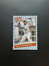 2020 Panini Donruss Travis Demeritte Independence Day Parallel Rookie RC #250