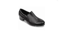 Sansha TA31 Black Women's 8M Fits size 9 T-Rapid Leather Slip-On Tap Shoes