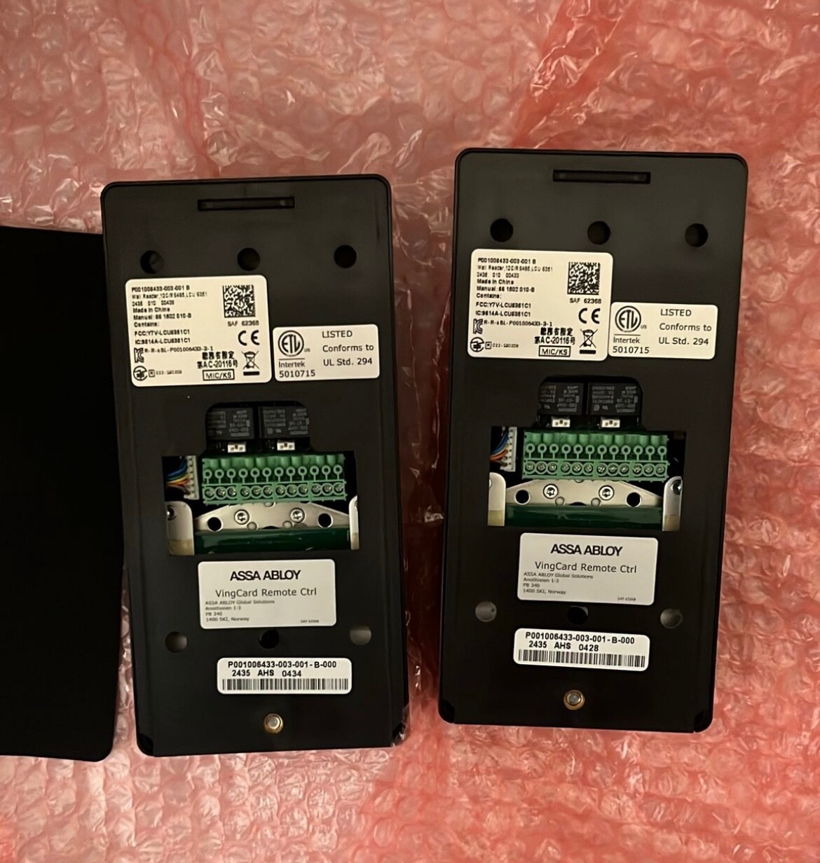 Assa Abloy VingCard Remote Ctrl Wall Reader LCU 6351 New Open Box