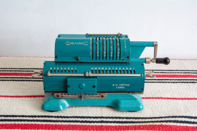 Felix adding machine. Vintage arithmometer. Mechanical odhner rare calculator #A