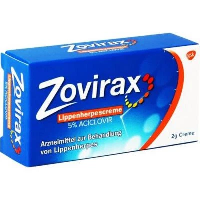 GLAXO SMITH KLINE CONSUMER HEALTHCARE ZOVIRAX Lippenherpes Creme 2 g PZN 02799289