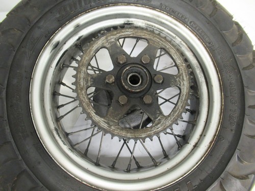 Yamaha TW 125 DE01 EZ01 Hinterrad Speichen Felge Trommel Bremse Ritzel - Bild 9 von 11