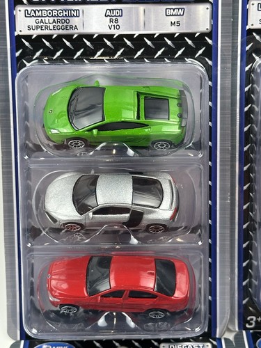 (12) Diecast Metal Mini Cars Officially Licensed LAMBO Mercedes Ford Dodge 1:64 - Picture 2 of 6