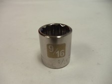 Craftsman 1/4" Drive Short Laser Etched Sockets, STD sizes,12 Point, Made in USA