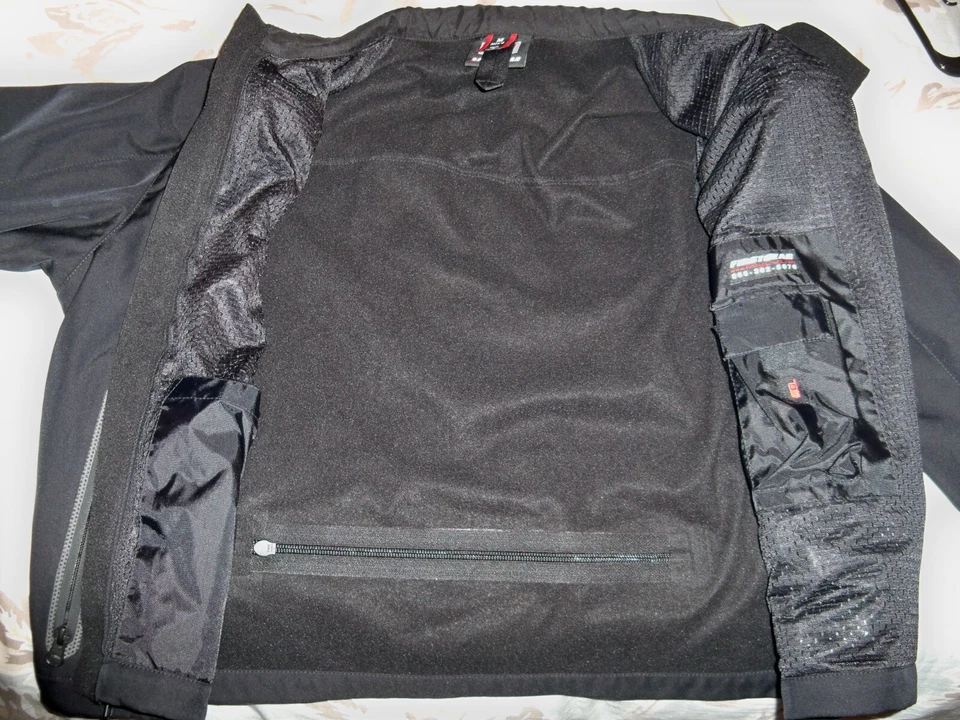 Chaqueta negra FIRSTGEAR TPG Tech forro de caparazón suave SN 98502 para hombre talla M - ¡BONITA! Foto 2 de 4